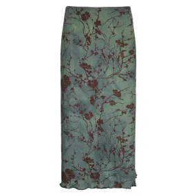 Fairycore Aesthetic Midi Skirt