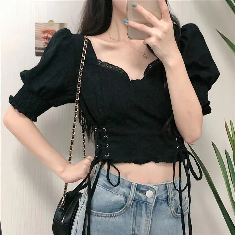 Floral Lace Corset Top SD01160