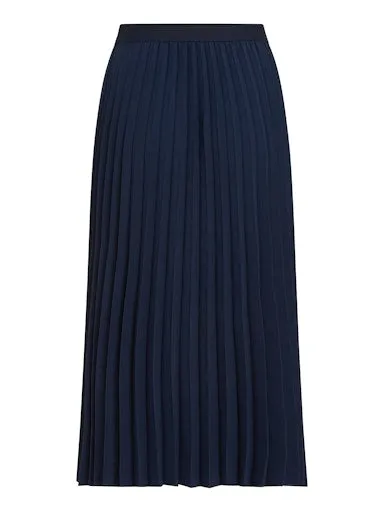 Fluid Pleated Midi Skirt