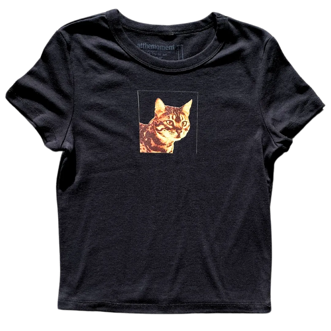 Framed Cat Women's Baby Rib