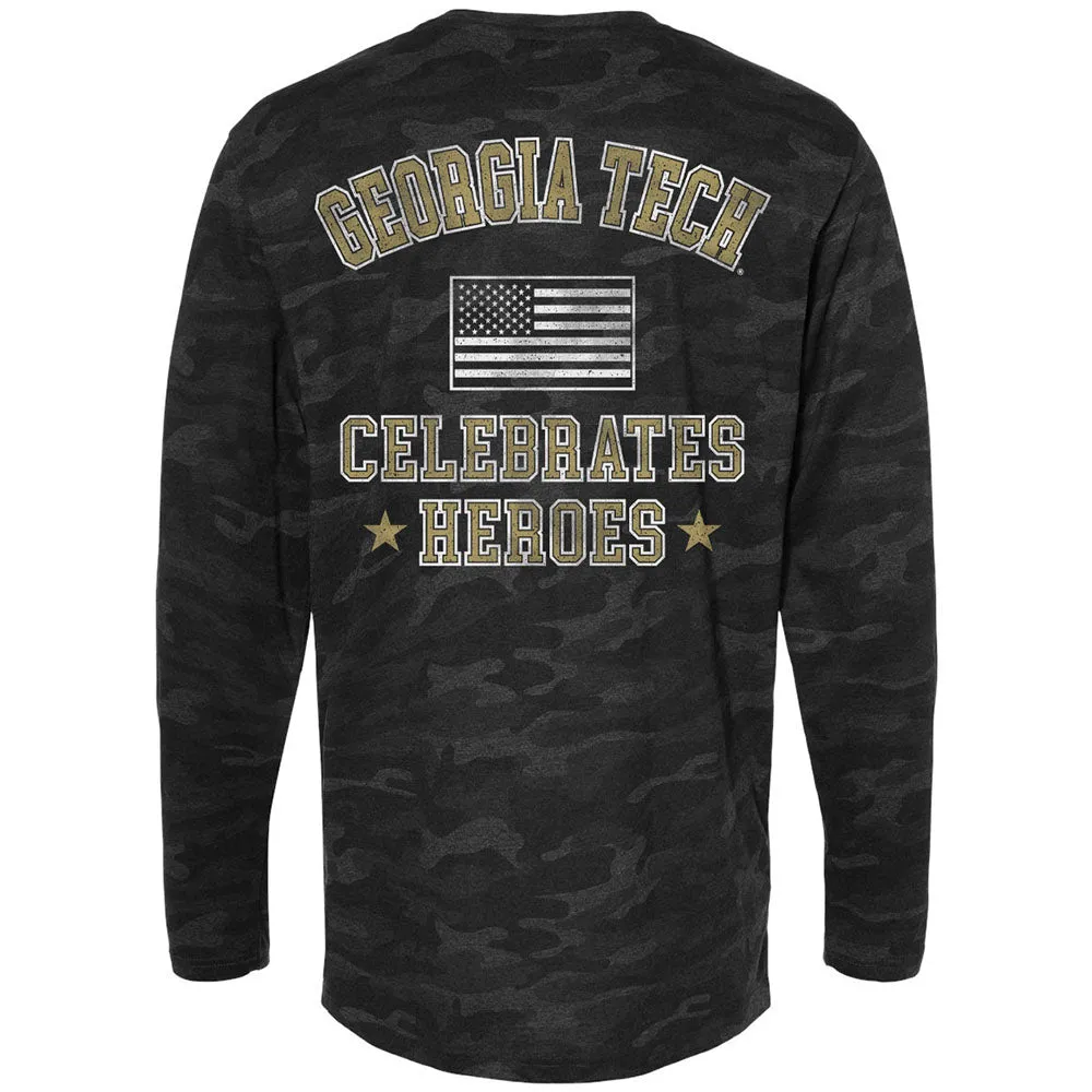 Georgia Tech Celebrates Heroes Long Sleeve T-Shirt