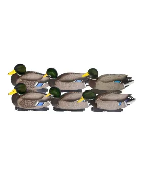 GHG Pro Grade XD Series Mallards w/flocked heads - All Drake Pack