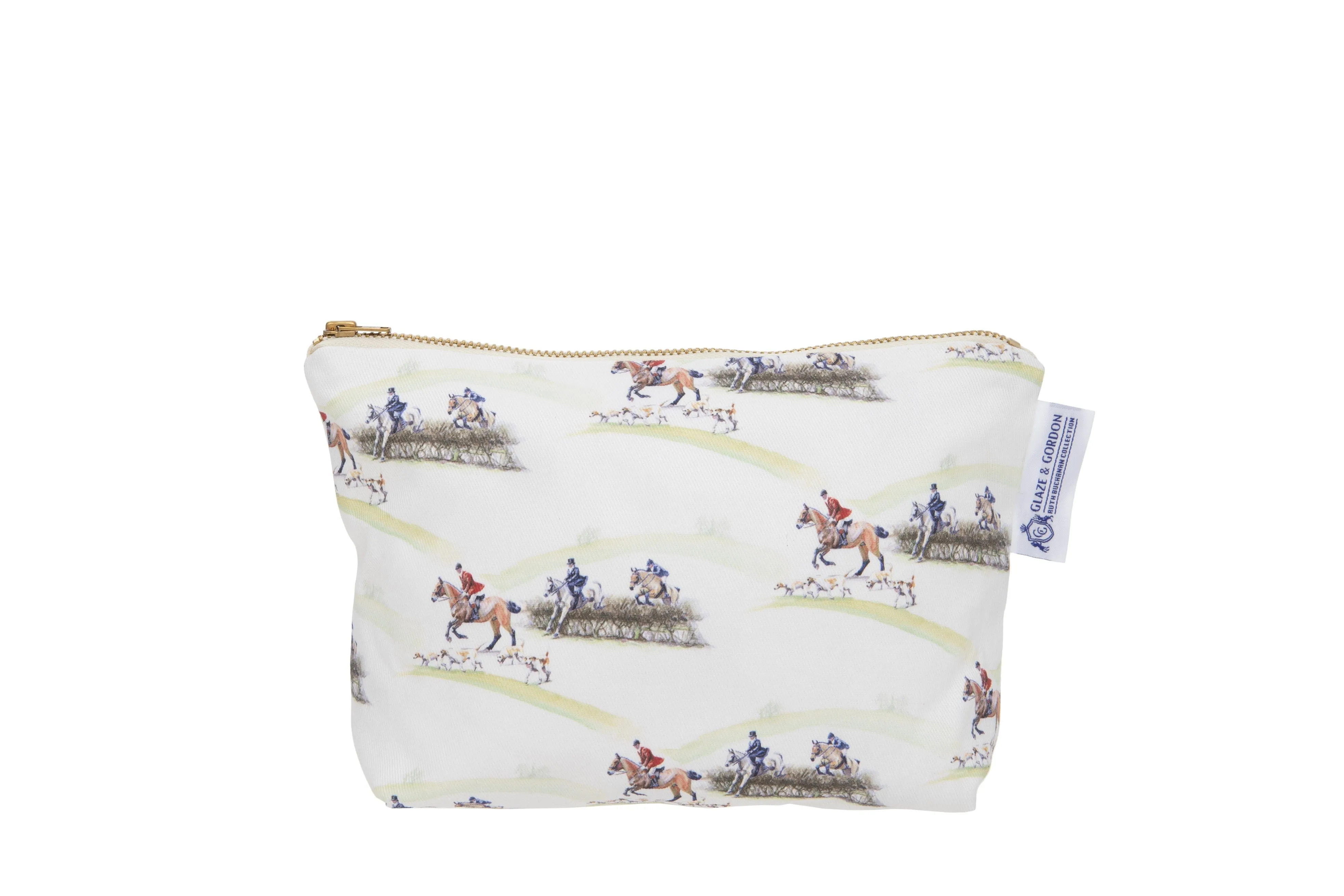 Glaze & Gordon 'The Hunt Jump' Cosmetic Bag