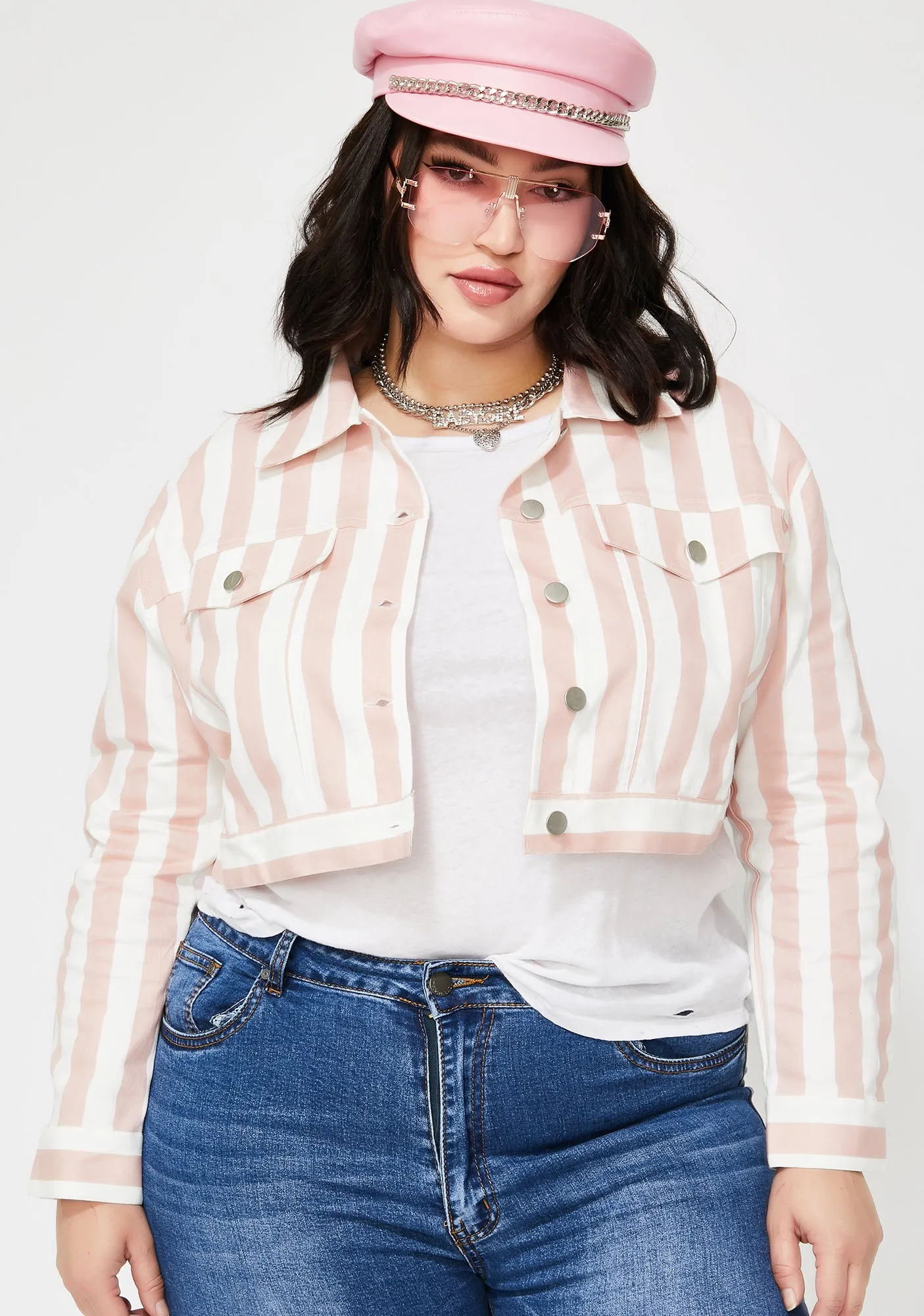 Good Feelz Striped Jacket