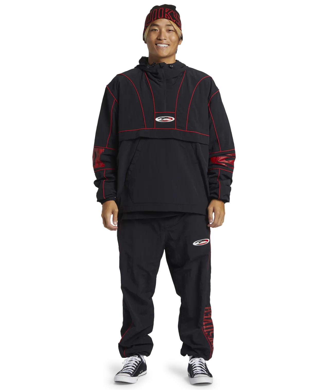 Griff Track Jacket in Black