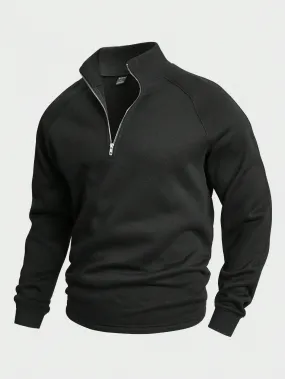 Ilyas | Pullover mit Halbreißverschluss