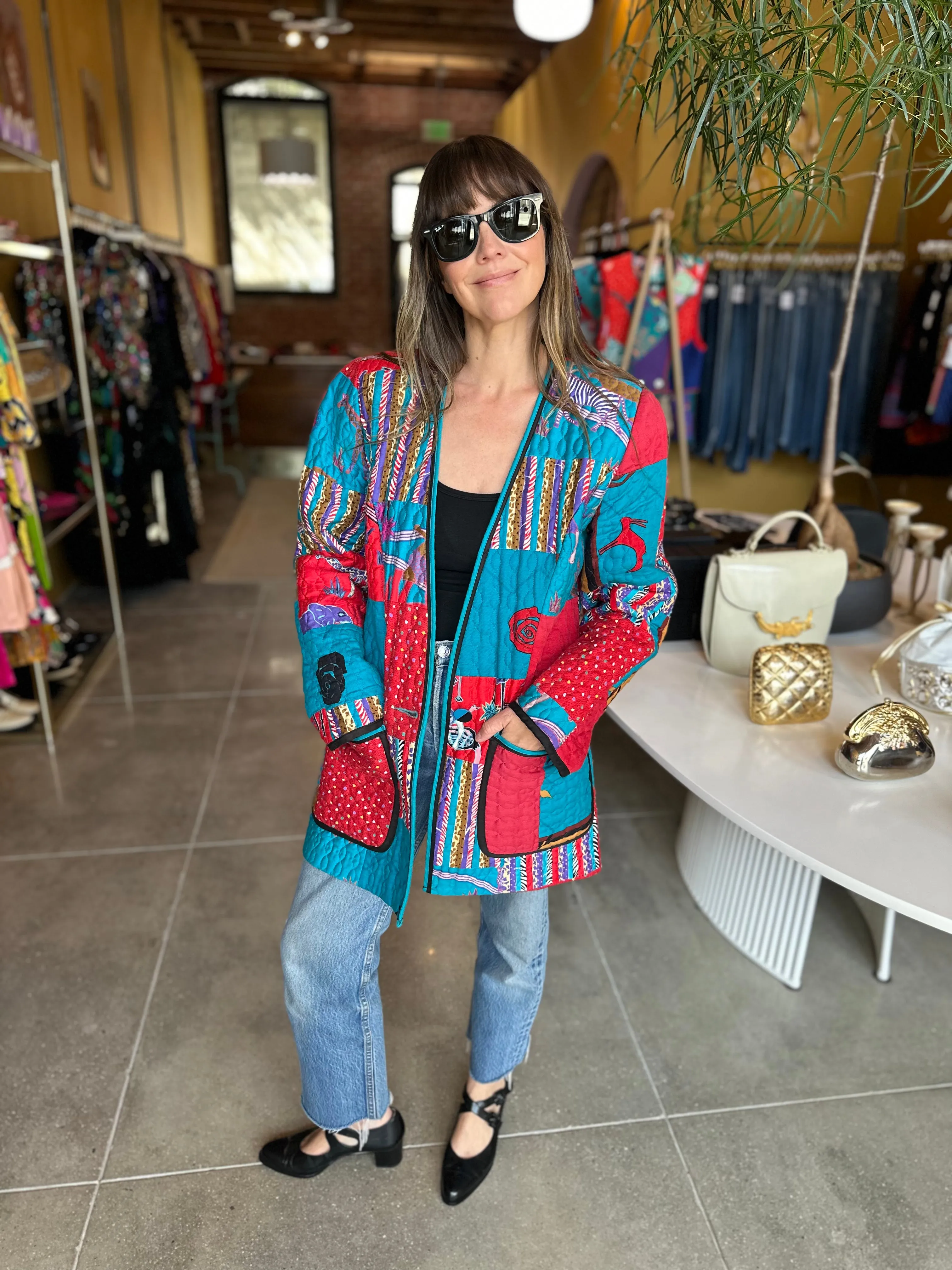 Jeanne Marc Quilted Blazer