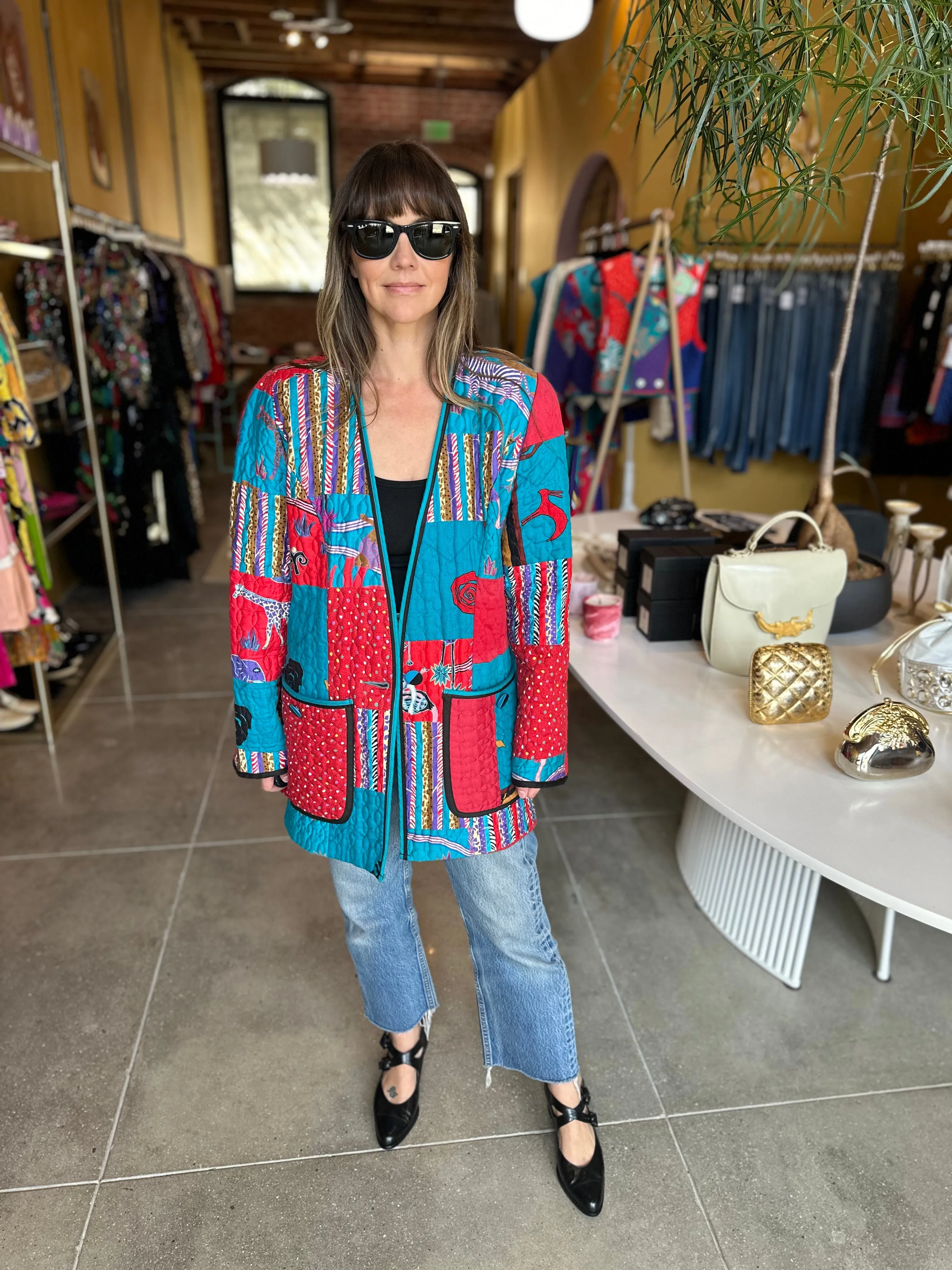 Jeanne Marc Quilted Blazer