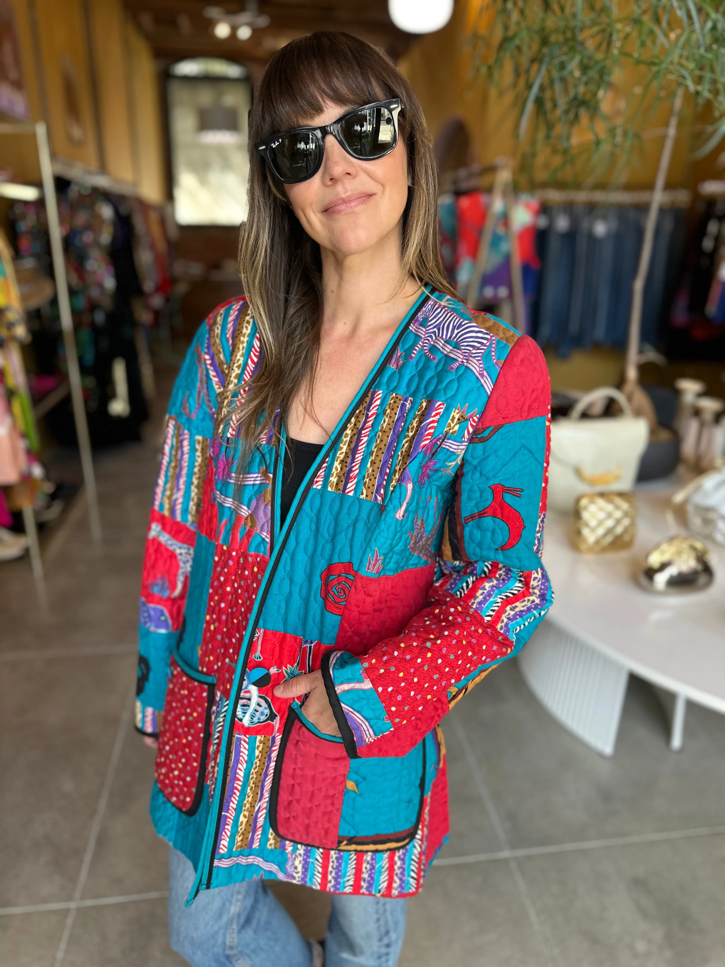 Jeanne Marc Quilted Blazer