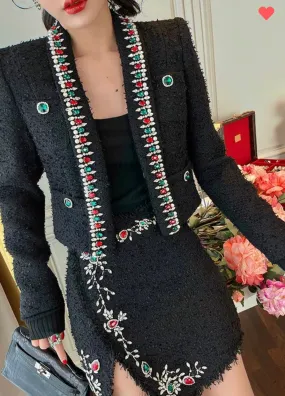 Jewel Jacquard Jacket