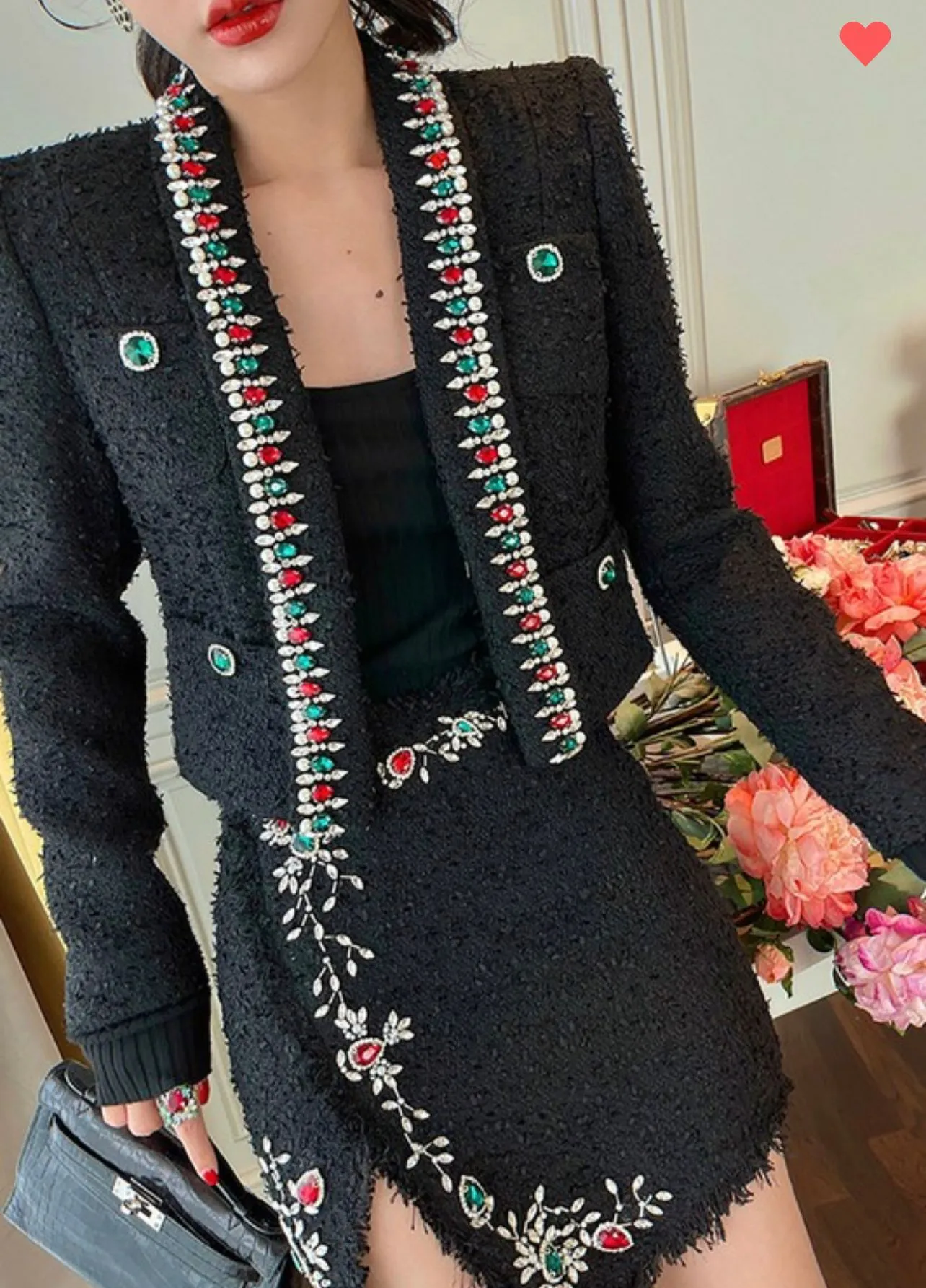 Jewel Jacquard Jacket