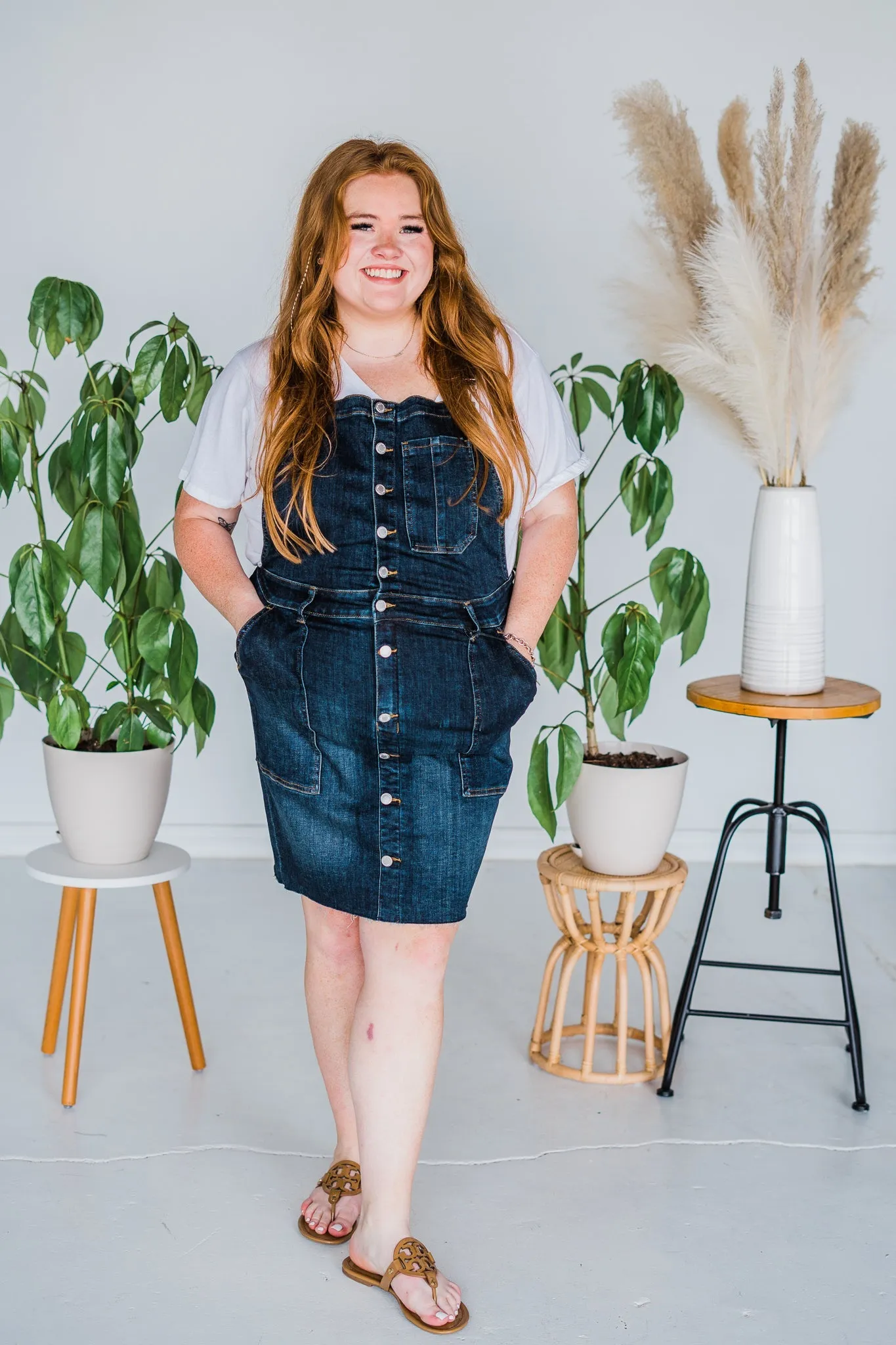 Judy Blue Overall Skirt FINAL SALE