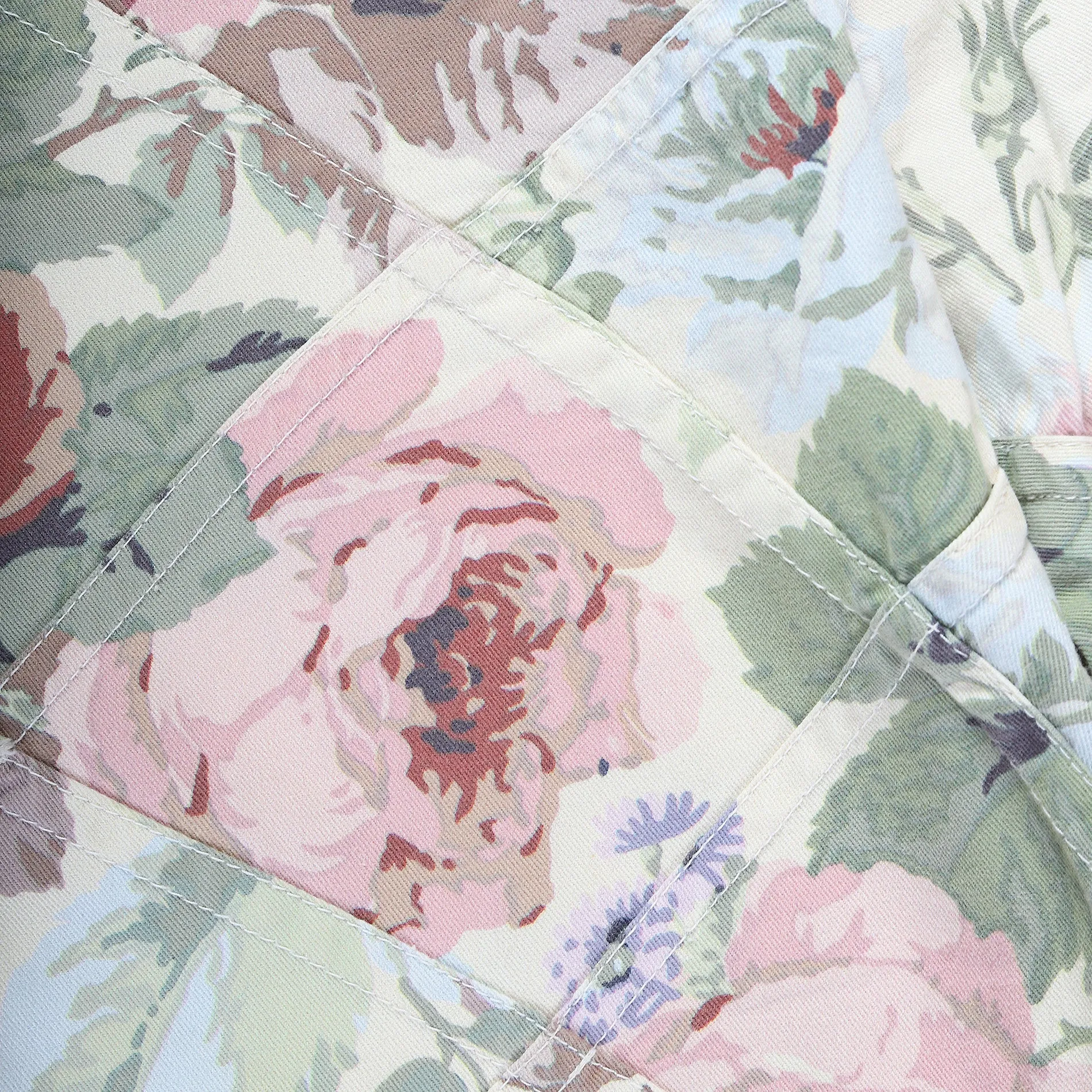 Junya Watanabe SS02 Floral Patchwork Flared Pants