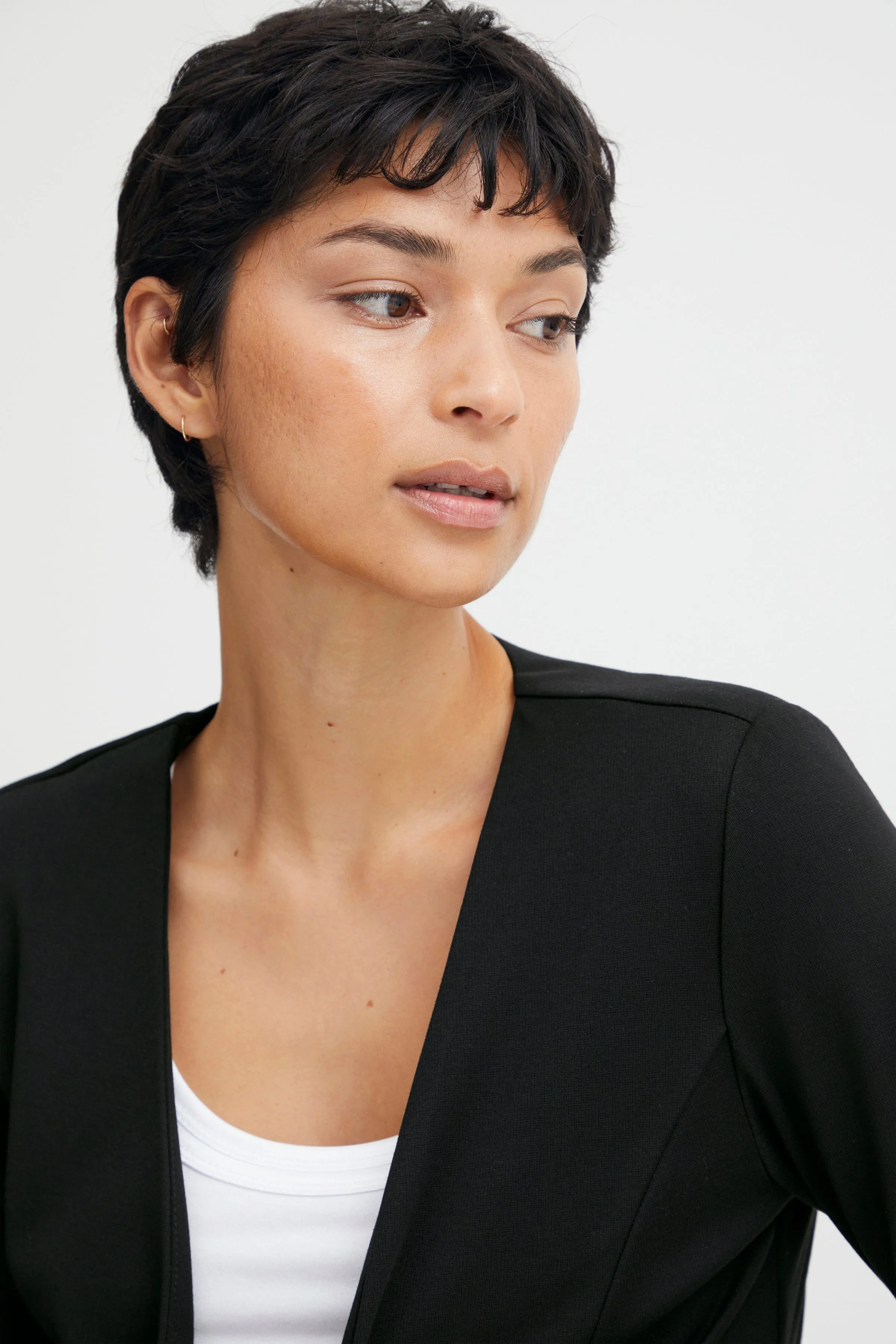 Kate Short Blazer in Black