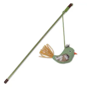 Kazoo Fantail Bird Eco-Friendly Wand Cat Toy