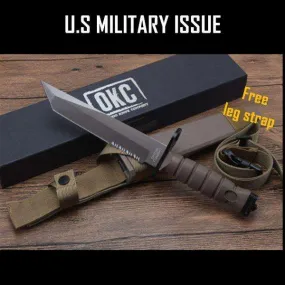 Knife OKC3S Fixed Blade Hunting Knife Tanto