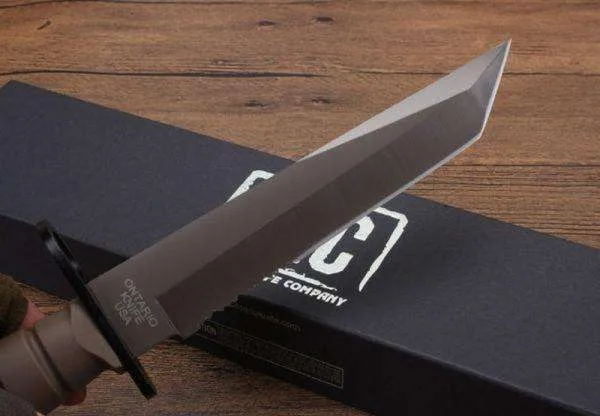 Knife OKC3S Fixed Blade Hunting Knife Tanto