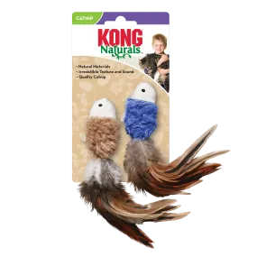 KONG Naturals Crinkle Fish Cat Toy 2pk
