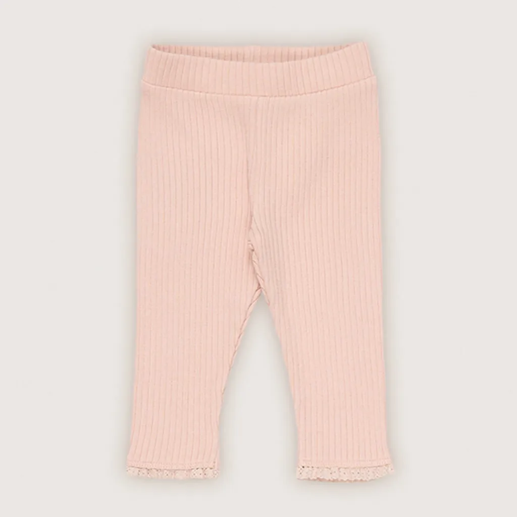 Legging Baby Betsy Lace Rose Dust