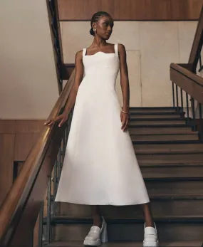 Leo Lin Odette Midi Dress - Snow