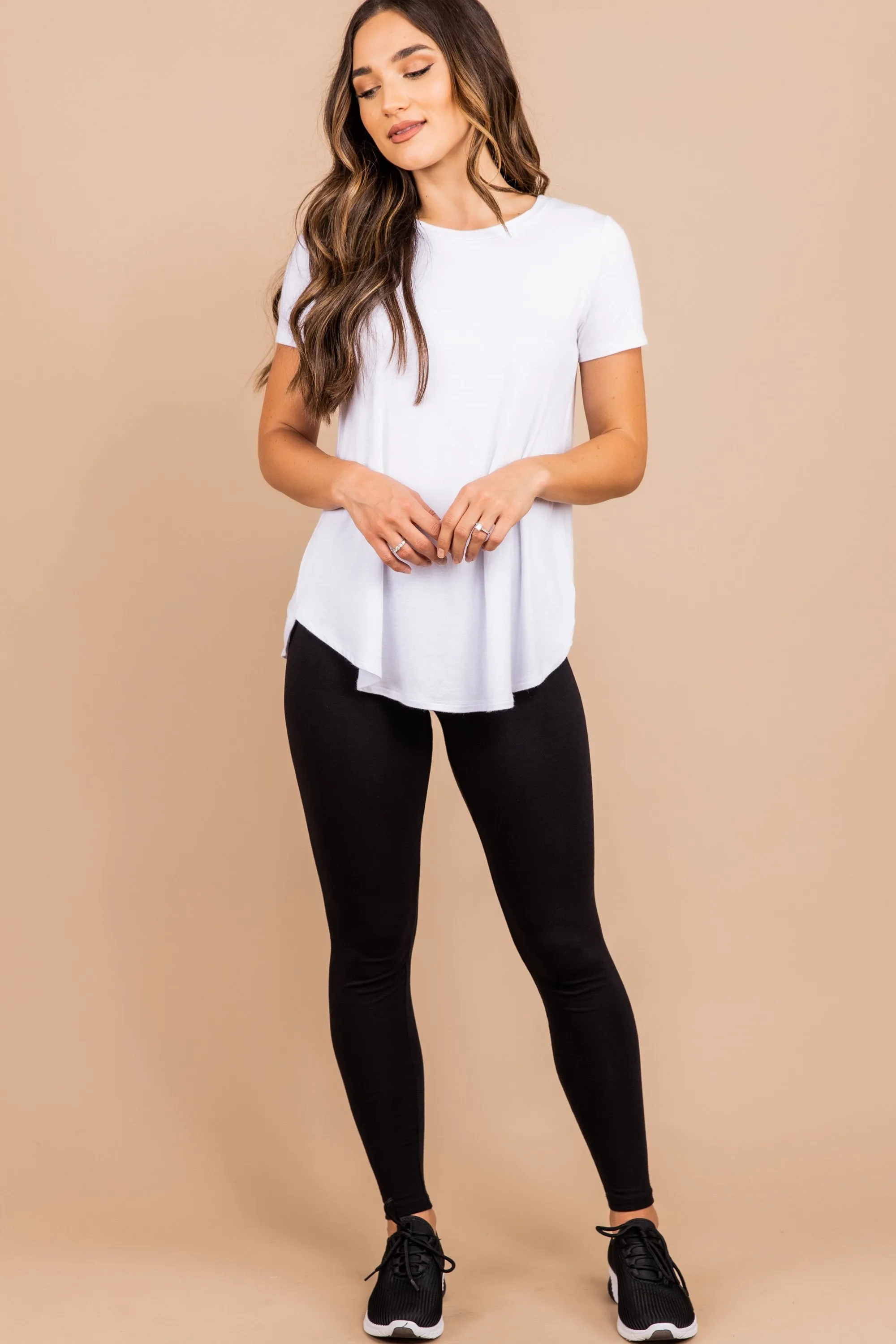 Let's Get A Move On Black Leggings