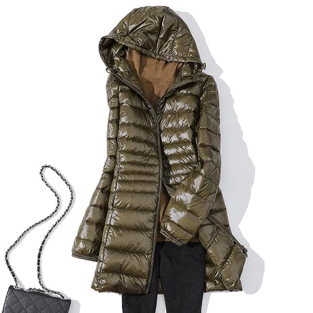Long Down Jacket 7XL Plus size Women Winter Ultra Light Down Jacket Women With Hooded Down Coat-2