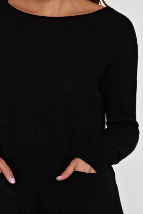 Long Sleeve Textured Sweater