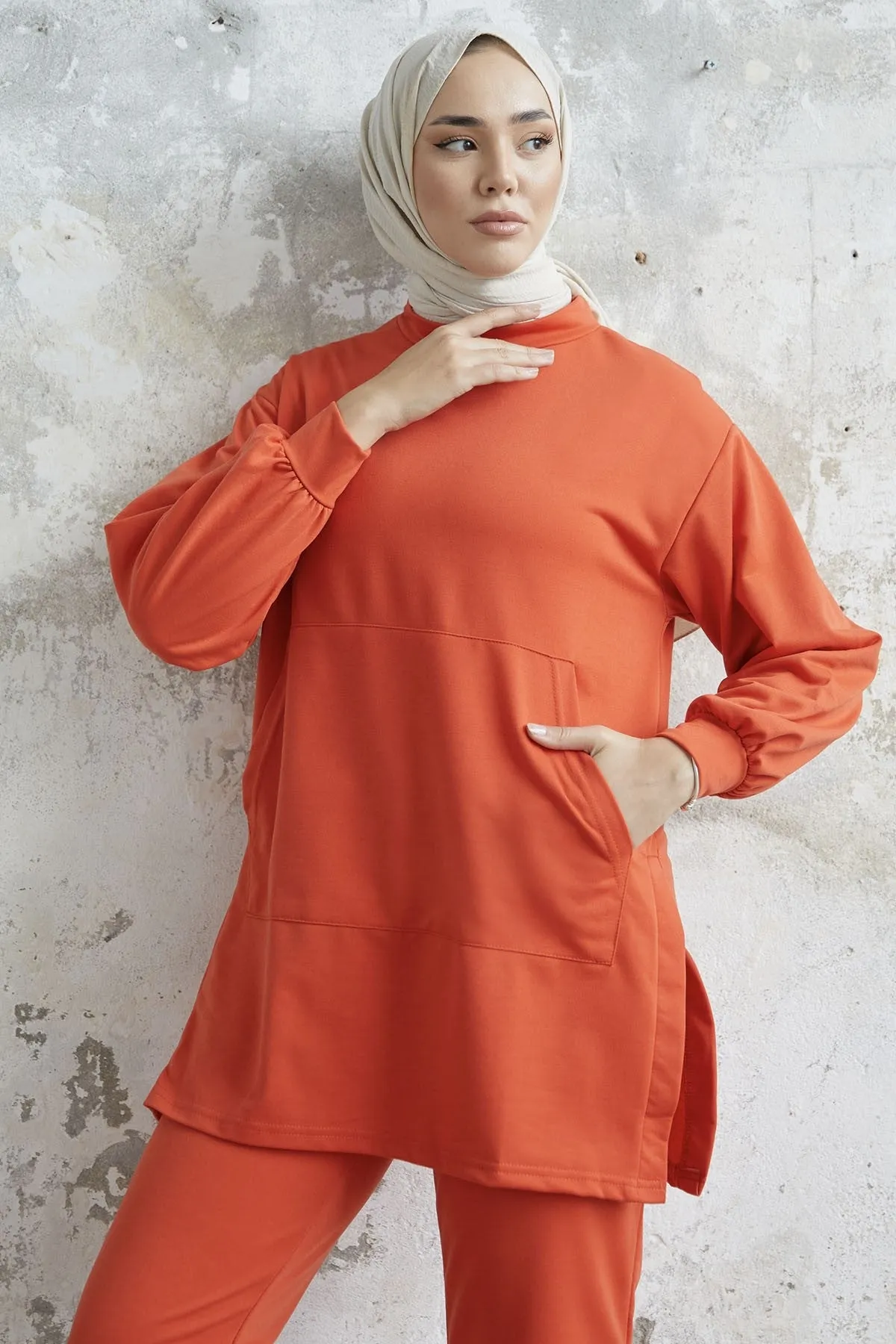 MDS Women Miora Spanish Flared Pants Suit - Orange - Zwijndrecht