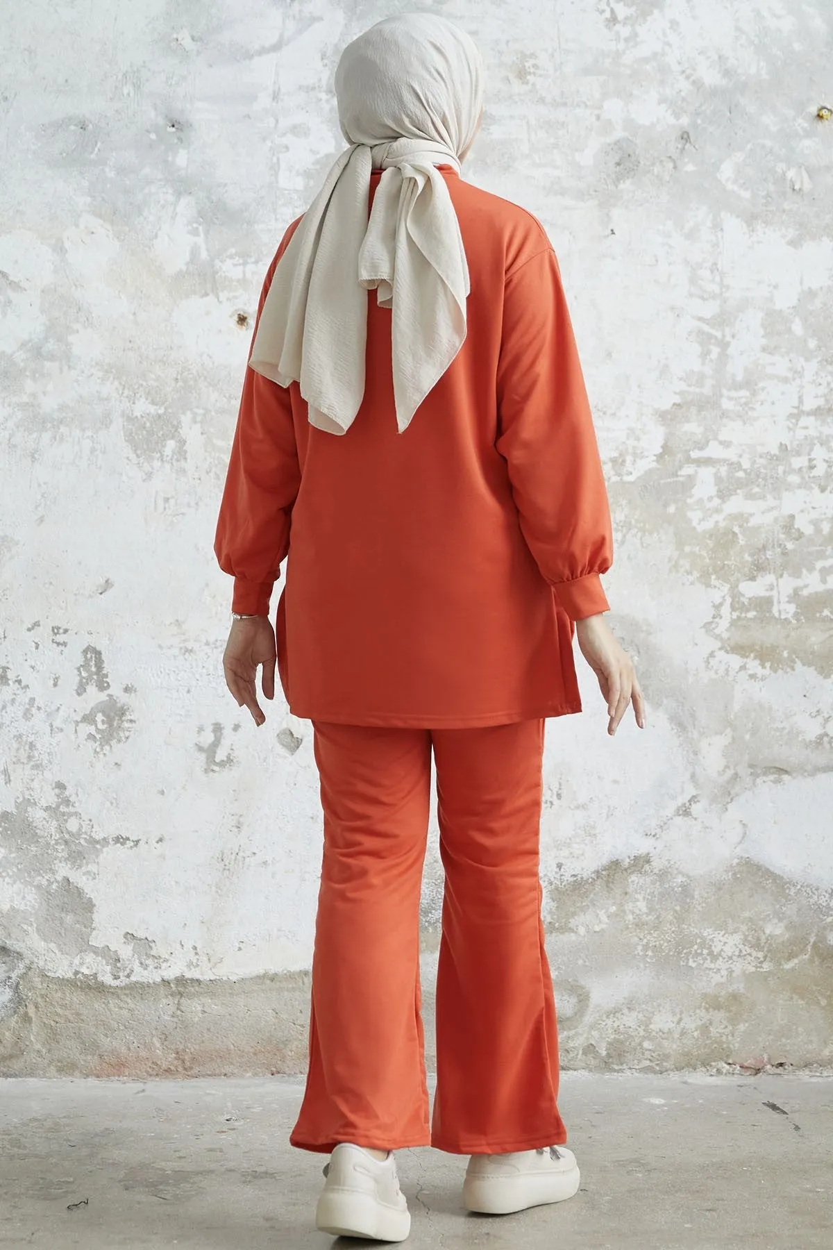 MDS Women Miora Spanish Flared Pants Suit - Orange - Zwijndrecht