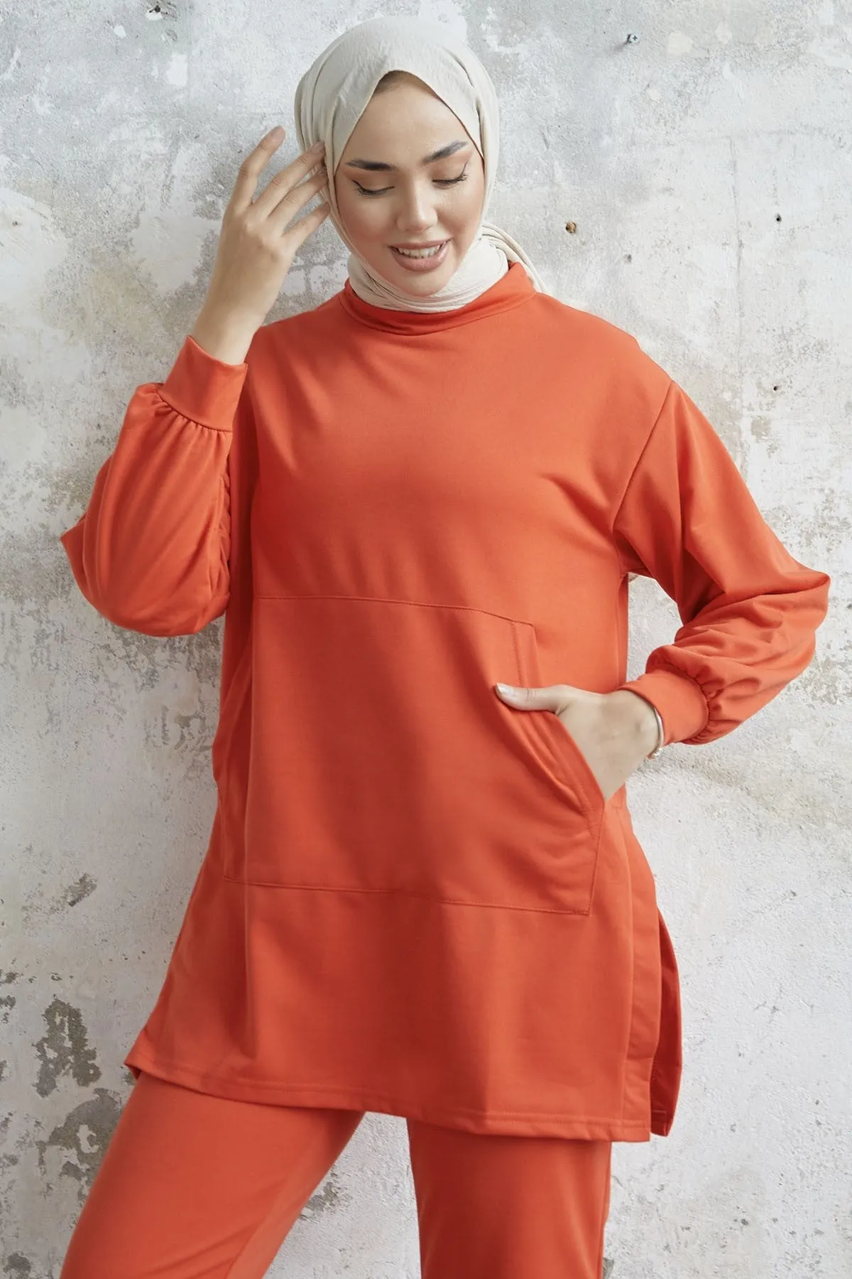 MDS Women Miora Spanish Flared Pants Suit - Orange - Zwijndrecht