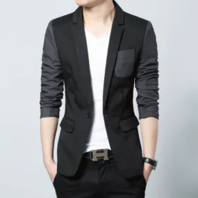 Men's Slim Fit TwoTone Blazer with Pocket