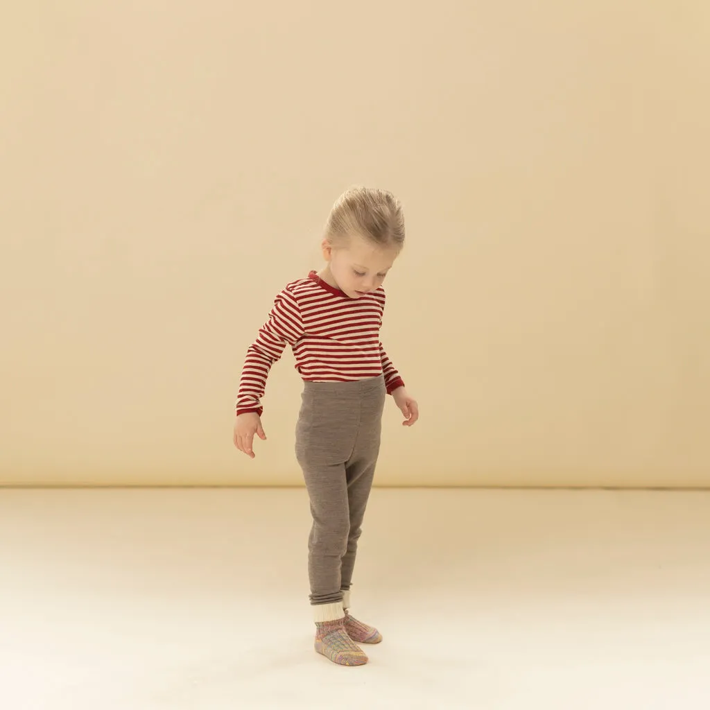 Merino Wool & Silk Leggings