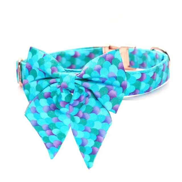 Mermaid Trends Girly Bow Collar | Personalized