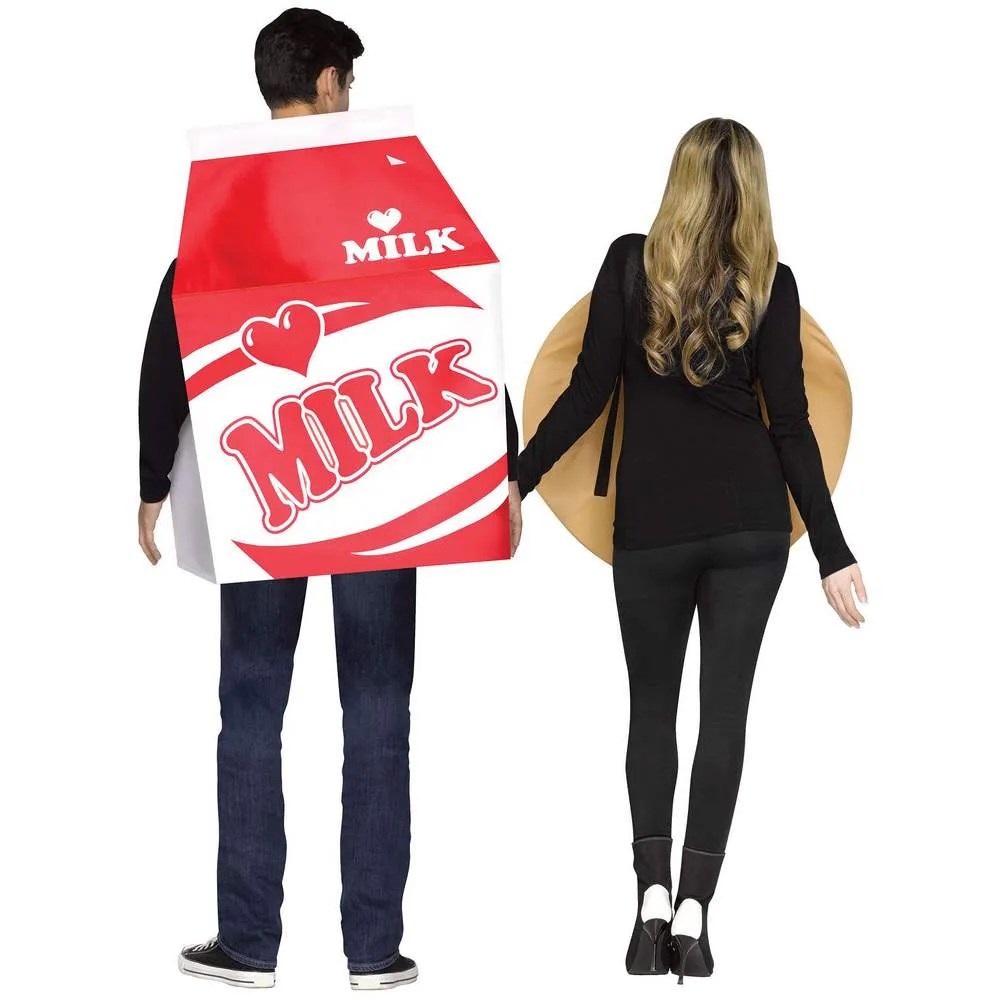 Milk and Cookies Adult Couples Costumes- one size