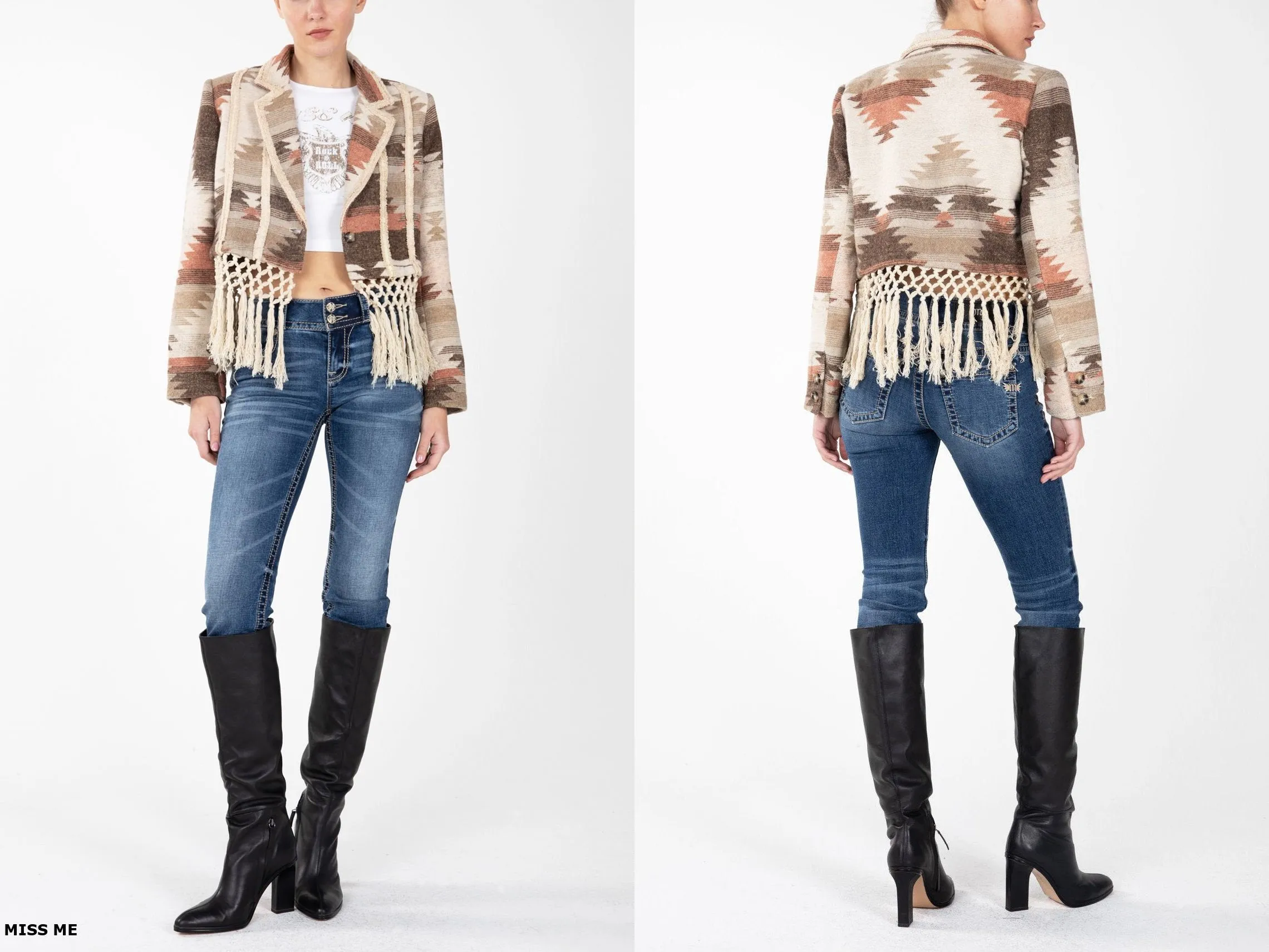 Miss Me Cropped Jacket