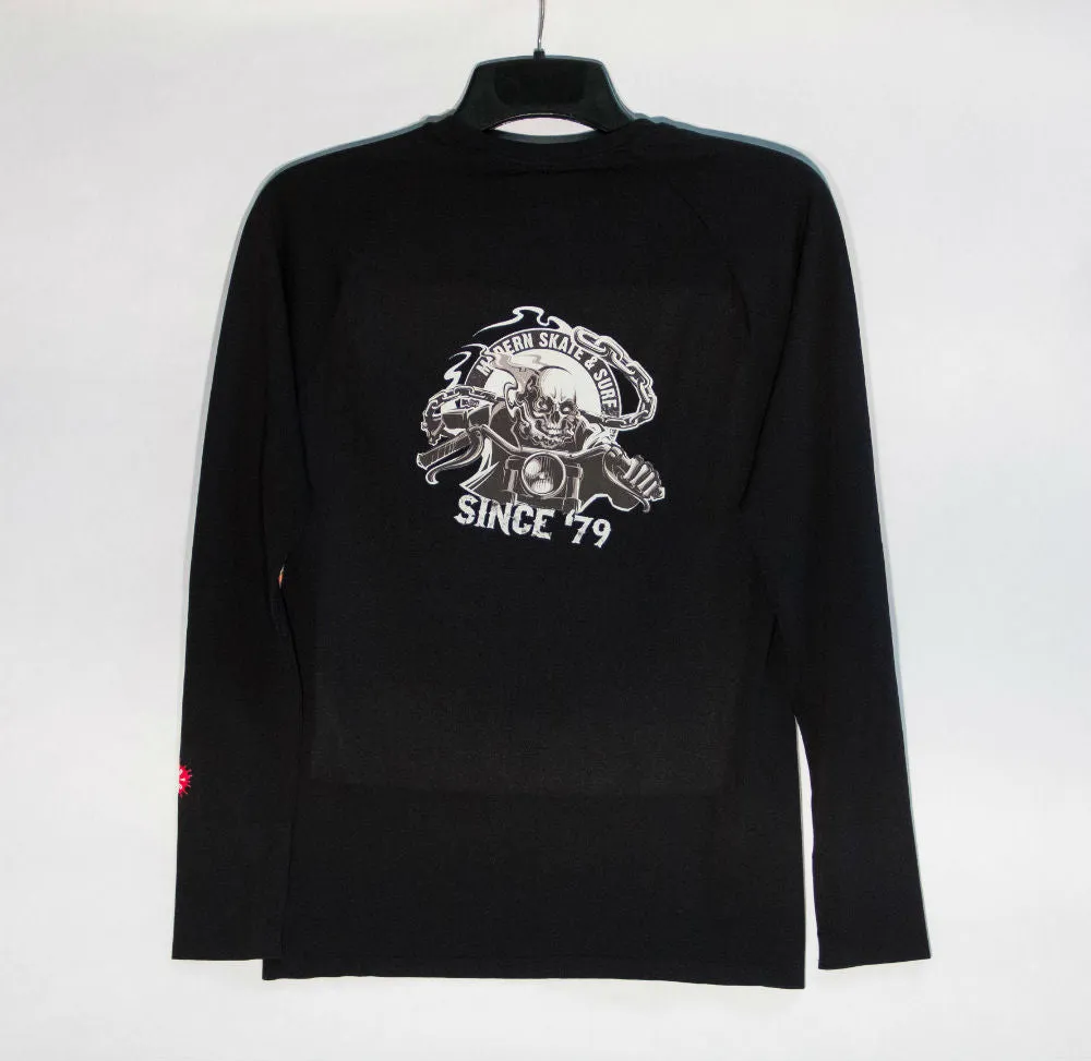 Modern "tech t" long sleeve black
