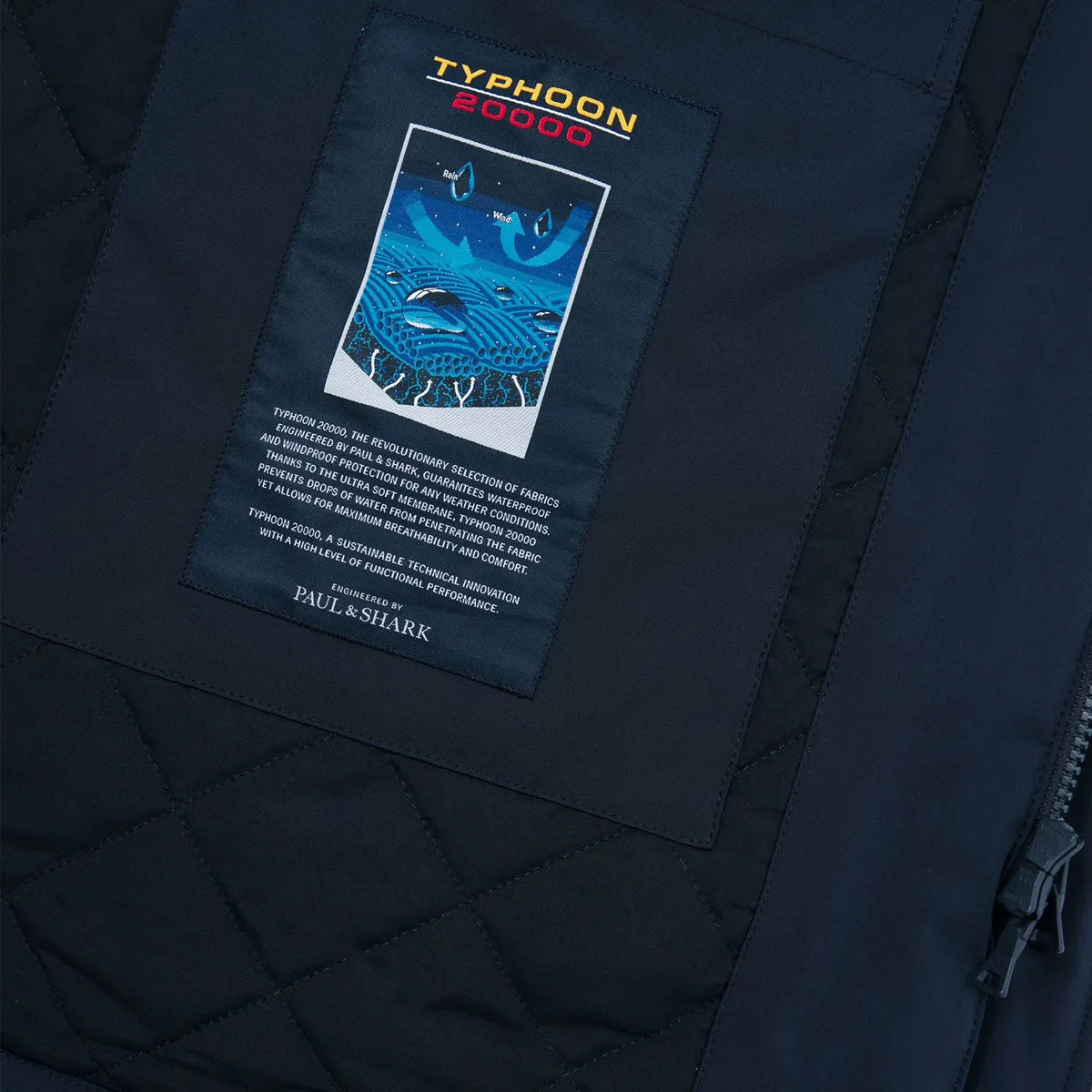 Navy 4X4 Stretch Save the Sea Field Coat
