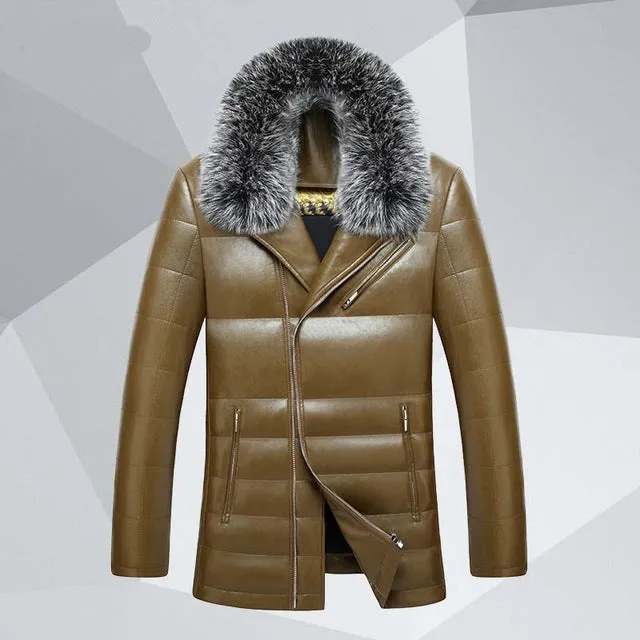 New arrival Factory direct sales leather luxury fox fur collar