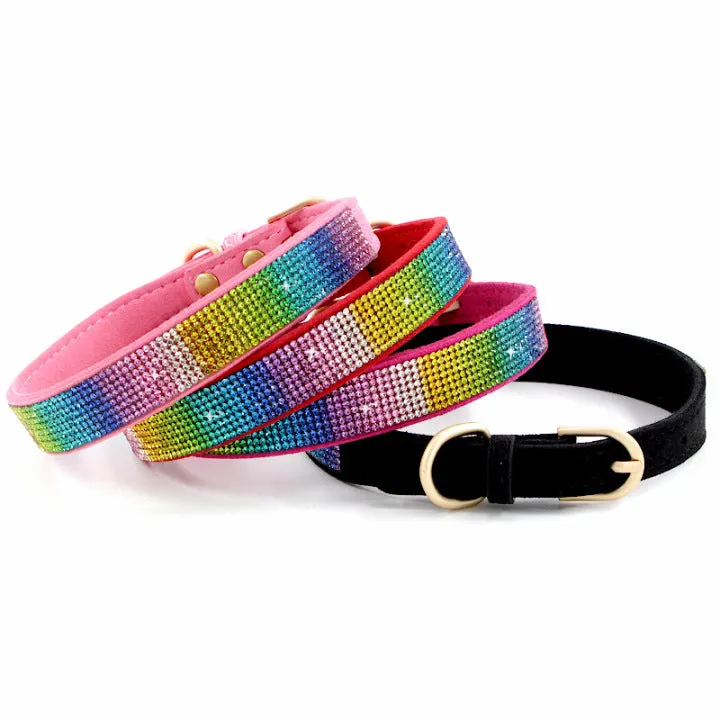New Design Shining Colorful Dog Collar