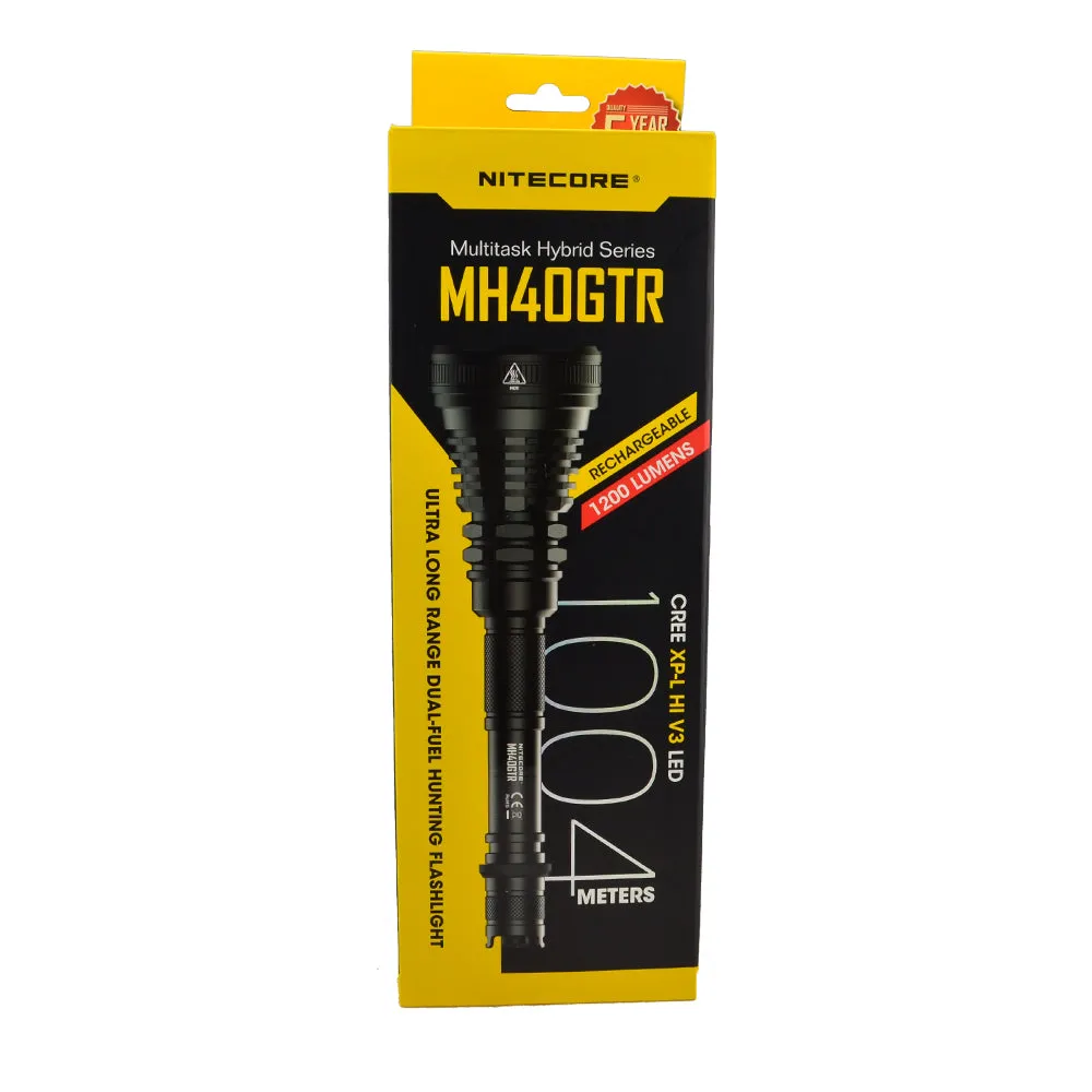 Nitecore MH40GTR Ultra Long Range Dual-Fuel Flashlight