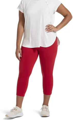 No Nonsense Women's Cotton Blackout Capri Legging