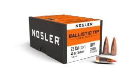 Nosler Ballistic Tip 22 cal 40gr Varmint Projectiles - 250pk