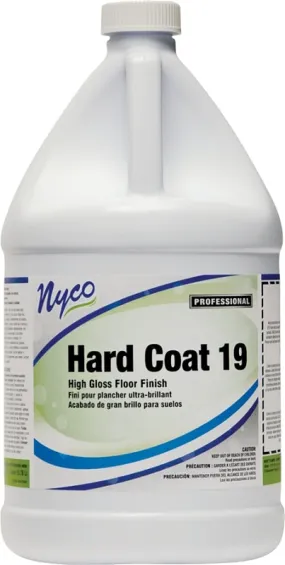 nyco NL167-G4 Floor Finish, 128 oz, Liquid, Acrylic, White :EA: QUANTITY: 4