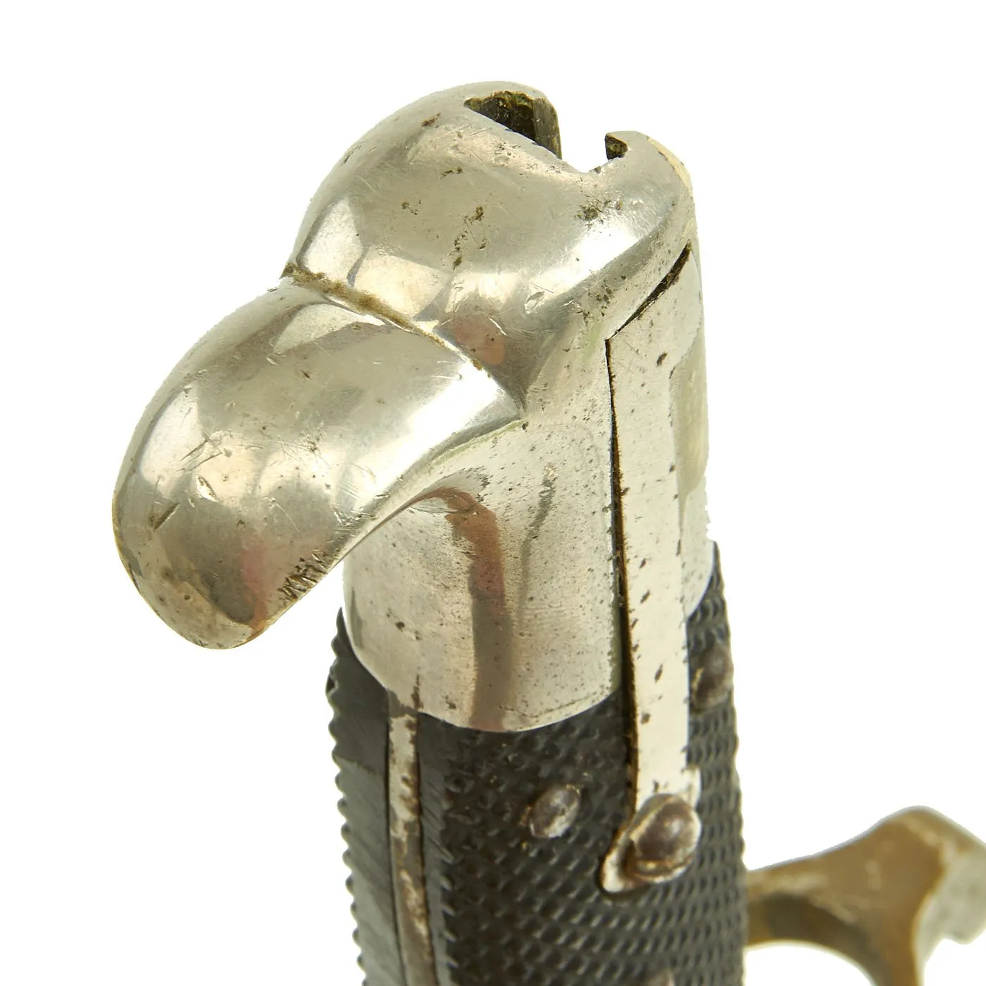 Original German Jäger Battalion Marked Model 1871 Hirschfänger Parade Bayonet with Scabbard