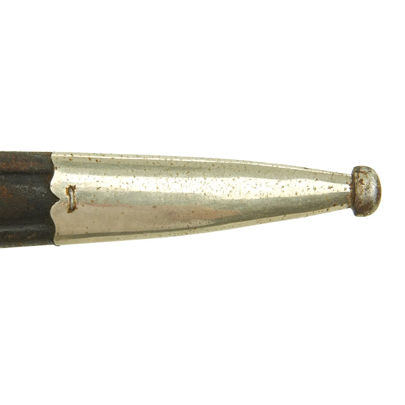 Original German Jäger Battalion Marked Model 1871 Hirschfänger Parade Bayonet with Scabbard