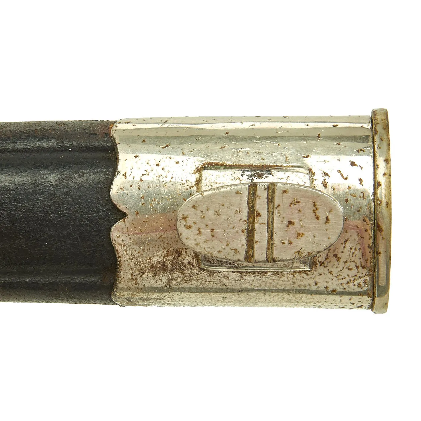 Original German Jäger Battalion Marked Model 1871 Hirschfänger Parade Bayonet with Scabbard