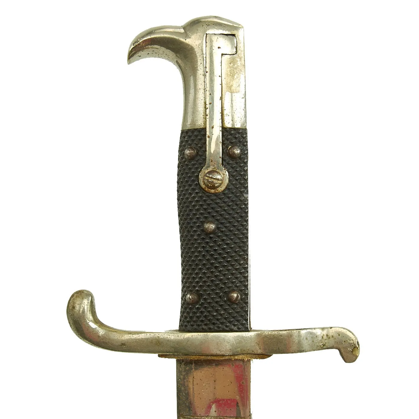 Original German Jäger Battalion Marked Model 1871 Hirschfänger Parade Bayonet with Scabbard