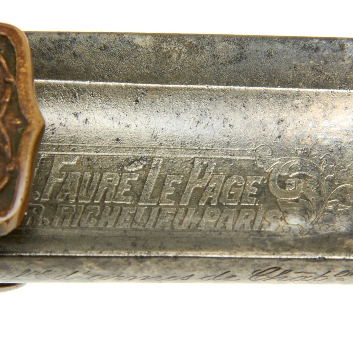 Original Romanian Royal French 1822/99 Sword by H. Favre Le Page, Rue Richelieu, Paris