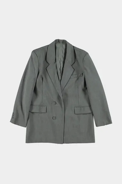 Oversized blazer - Grijs