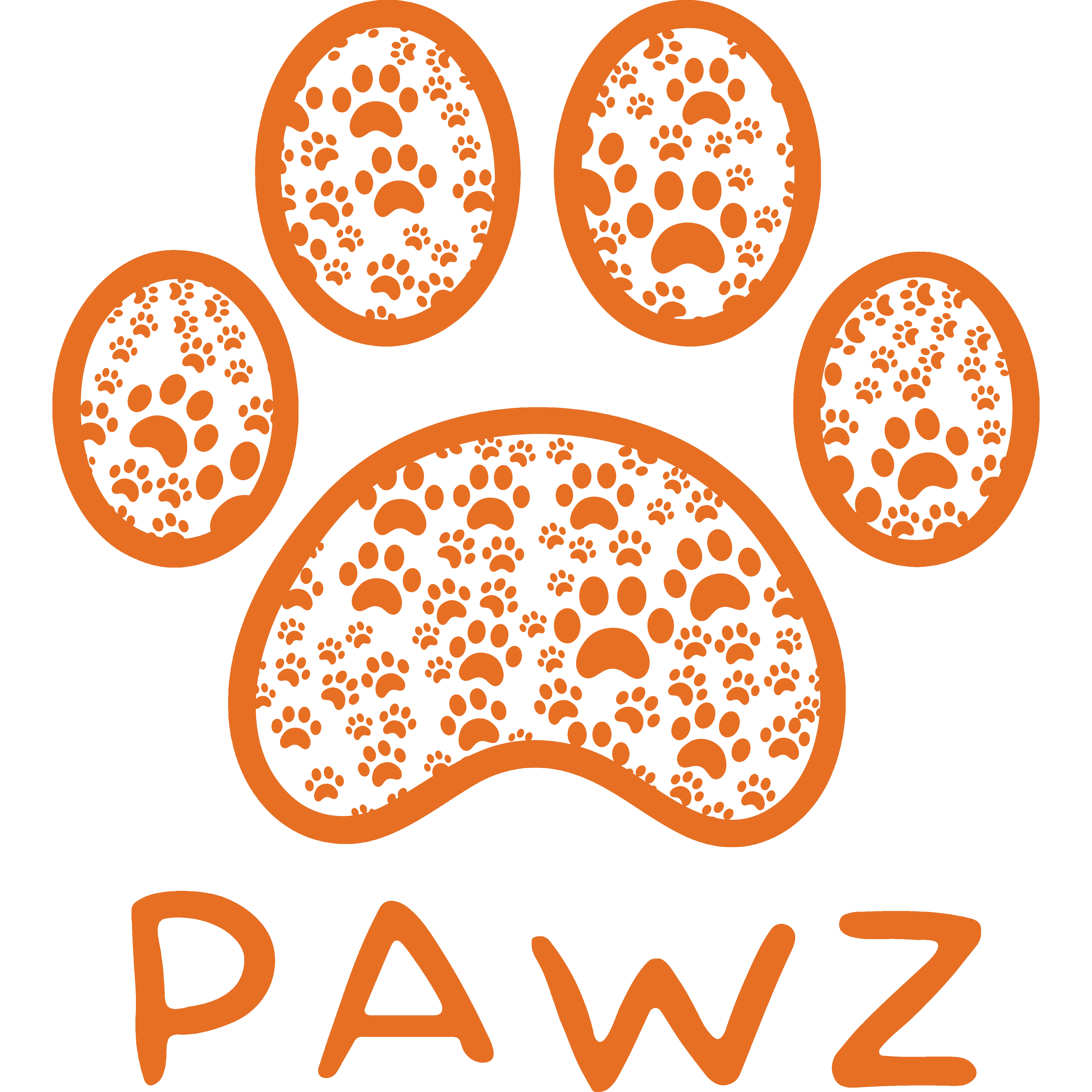 Paw Print Mosaic (Adult Short Sleeve T-Shirt)